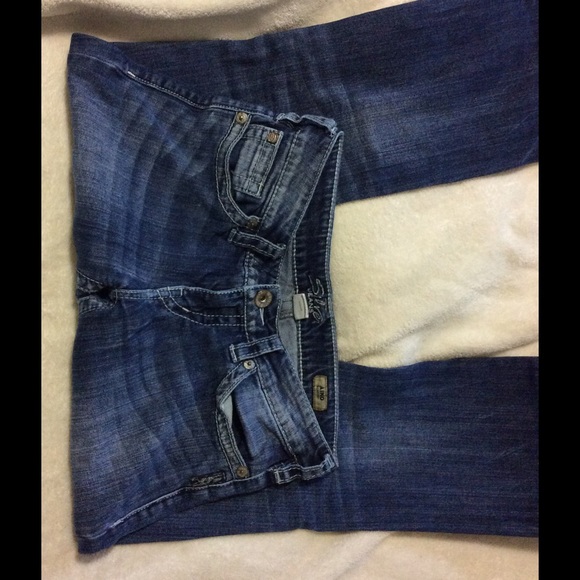 Silver Bootcut Jeans Size 26 - Picture 2 of 4