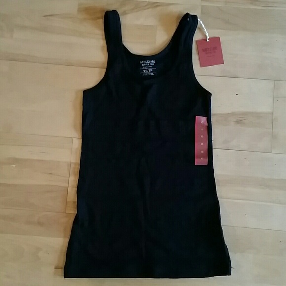 NWT Mossimo Supply Co. Black Tank Top