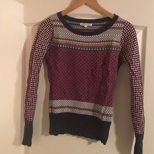 Multi color sweater from Anthropologie