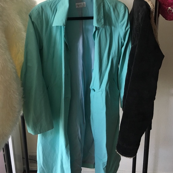 Rain coat baby blue
