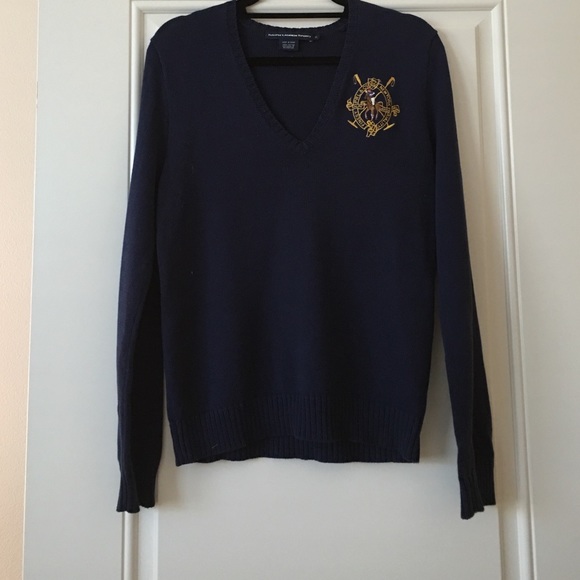 Ralph Lauren sweater with stitched logo
