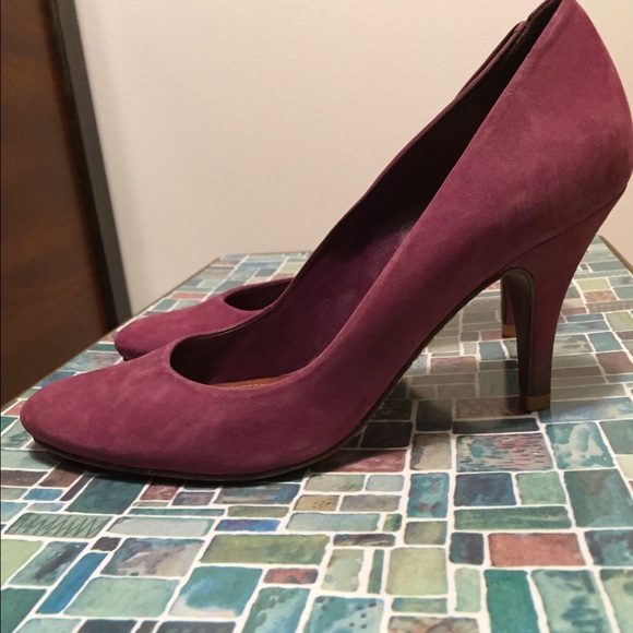 Schultz Purple Scarpin Medium Heel