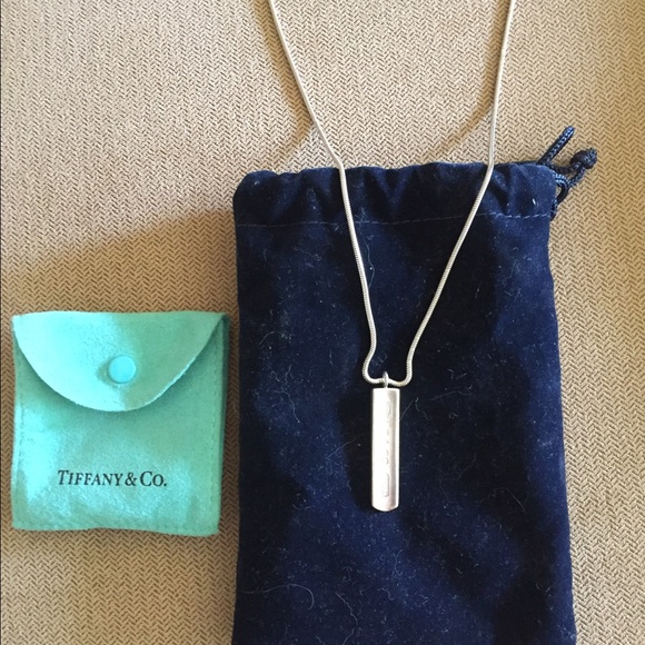Tiffany & Co. Jewelry - Authentic Tiffany chain and bar pendant