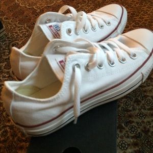 White Converse- Unisex- New