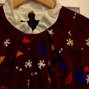 Sandro Paris 100% Silk Roxana Dress