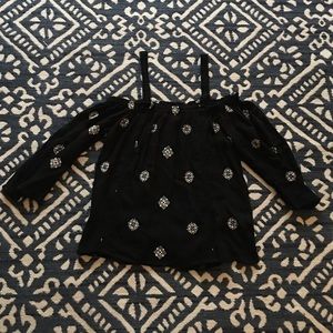 Gently used cold shoulder top
