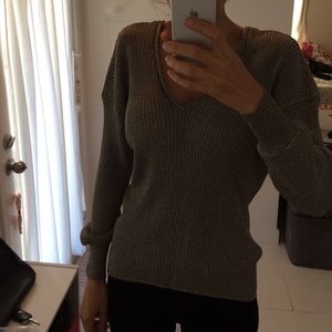 Zara metallic sweater