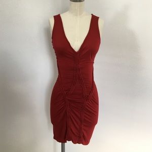 Maxstudio.com Red Knit Dress