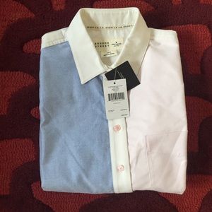 Kate Spade x Broome Street two-toned button down