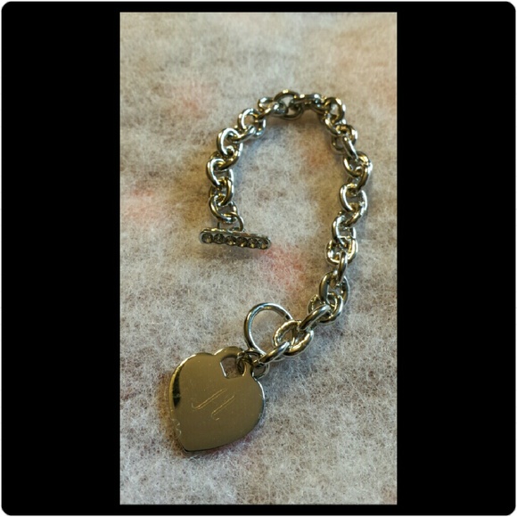 NWOT A Engraved Bracelet
