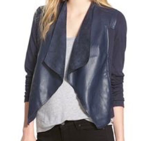 kut from the kloth Jackets & Blazers - Kut from the kloth faux leather draped jacket
