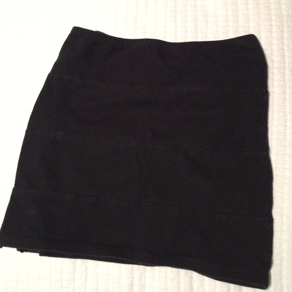 Rebelette black mini skirt