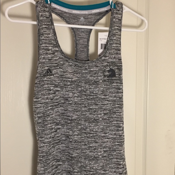 Adidas Boston marathon running tank top BNWT!