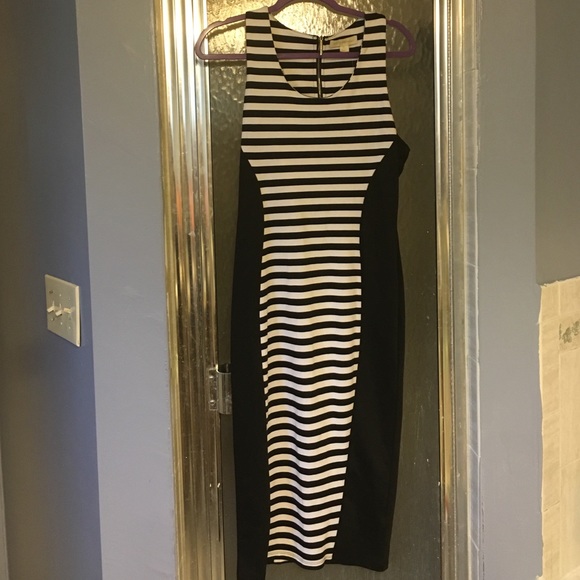 Nicki Minaj Dresses & Skirts - Nicki Minaj black and white long spandex dress NWT