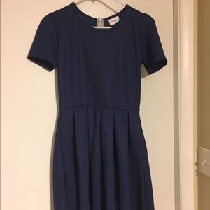 LuLaRoe Amelia - Small, Navy Blue