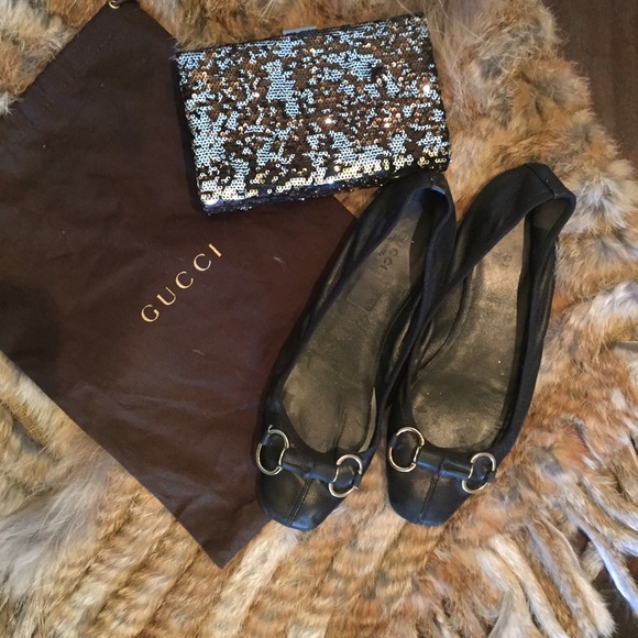Authentic Gucci Ballet Flats sz 37.5 (fits 8-8.5)