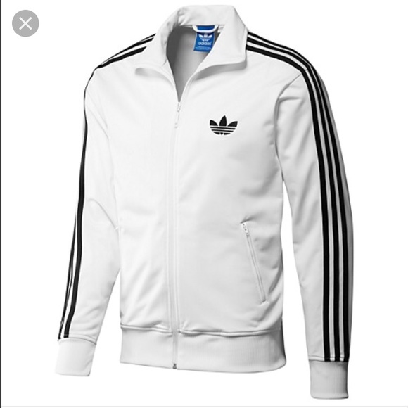 white adidas jacket