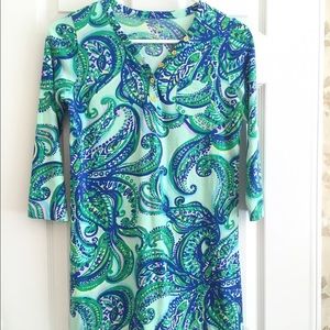 Lilly Pulitzer Childrens shirt dress. XL 12-14.