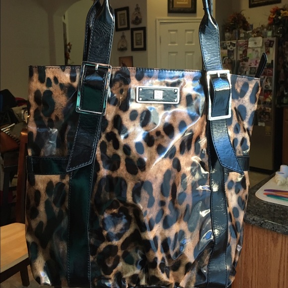 leopard print NY&C purse