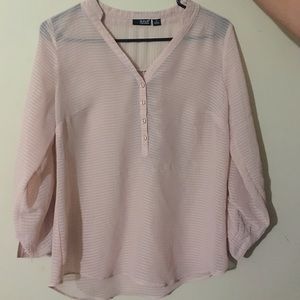 Pale pink chiffon shirt