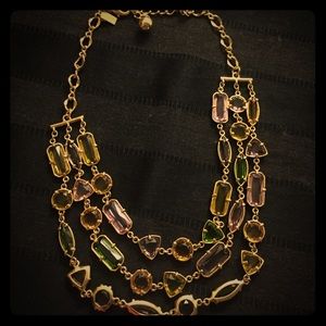 Kate Spade Golden Multicolored Jewel necklace