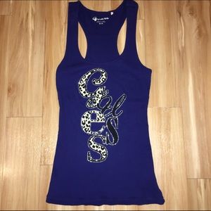Blue Guess Tank Top