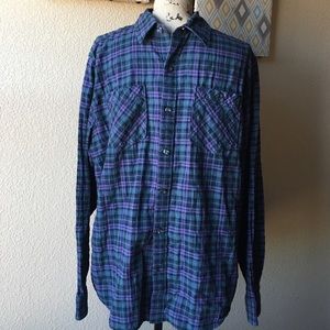 Cotton long sleeve button up