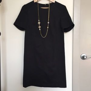 Black shift dress