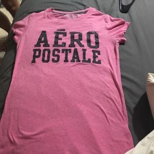 Pink shirt sleeve shirt