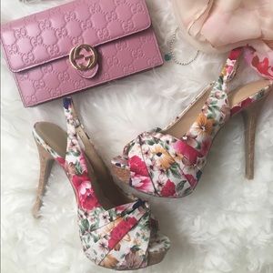 Forever 21 Floral Open Toes