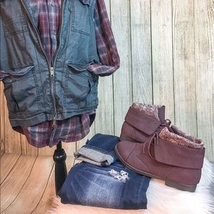 ‼️FLASH SALE‼️Maroon Steve Madden Booties