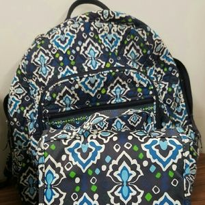 Vera Bradley matching Backpack and Lunchbox