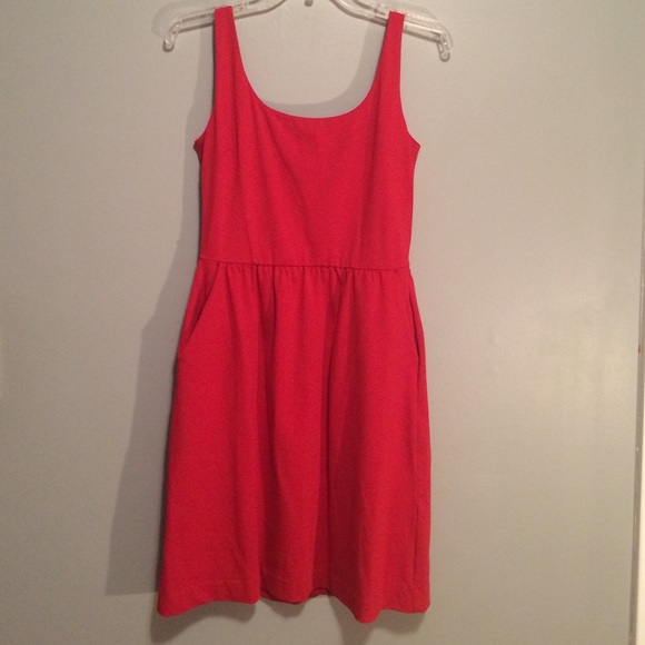 Red dress with pockets!