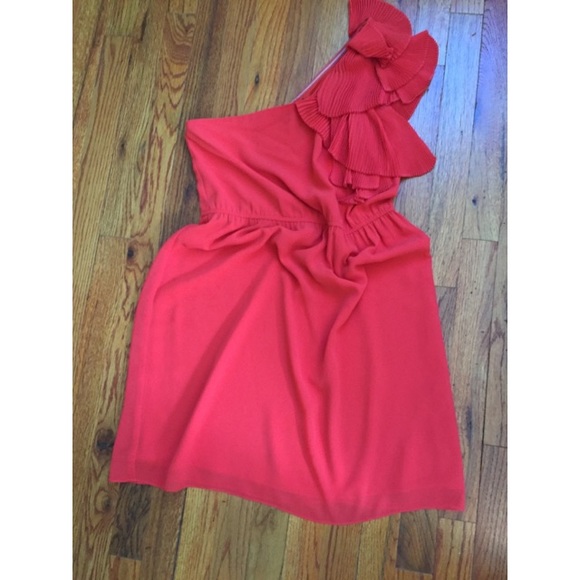 Frilled One Shoulder Dress - Picture 2 of 3