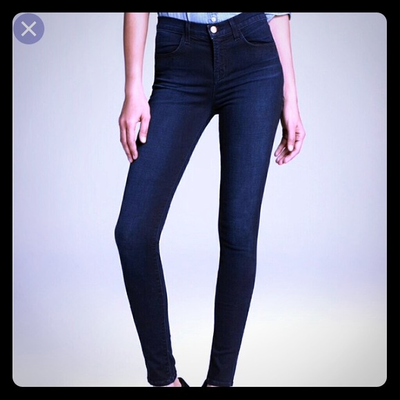 J Brand Super Skinny high rise jeans- Atmosphere