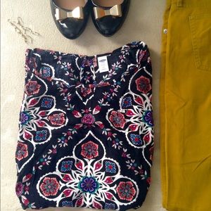 Flows Flower Patterned Blouse