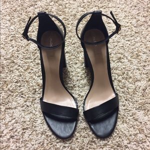 Black Aldo heels