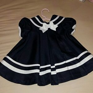 Rare Editions infant salior dress