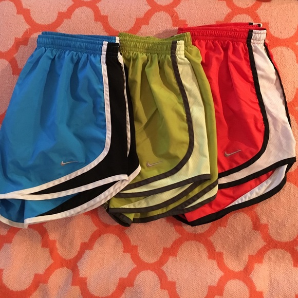 3 pairs of Nike running shorts