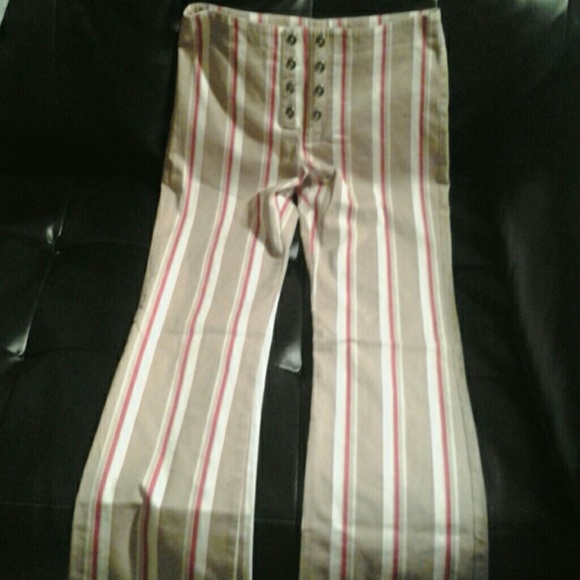 Front button  up pocketless pants never worn - Picture 1 of 3