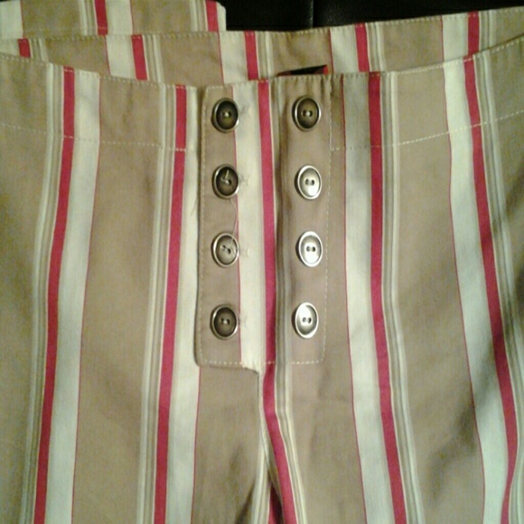 Front button  up pocketless pants never worn - Picture 2 of 3