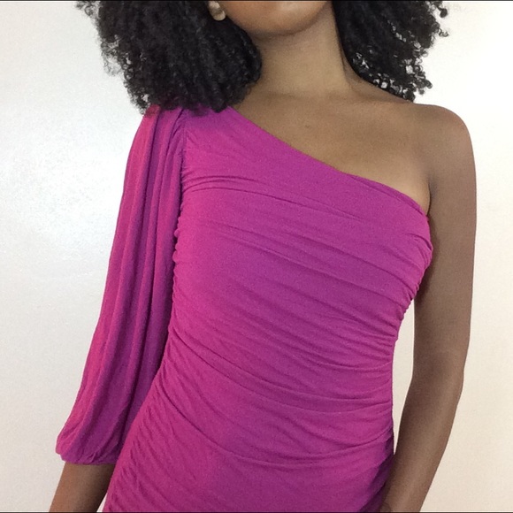 Pink asymmetrical shirt