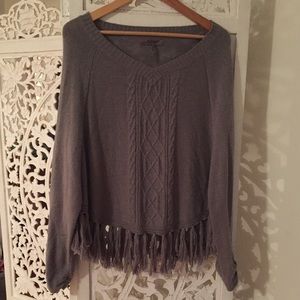 Adorable Sweater Poncho