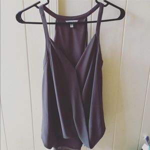 Chiffon surplice blouse