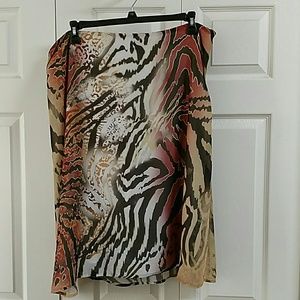 Cato's Shear Plus Size Skirt
