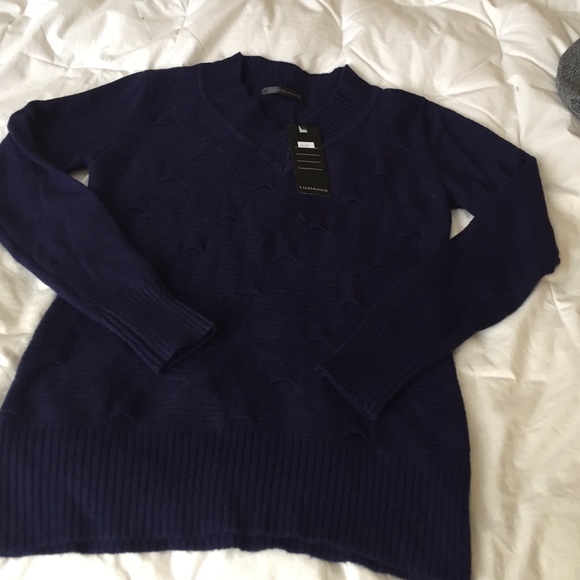 Dark blue sweater