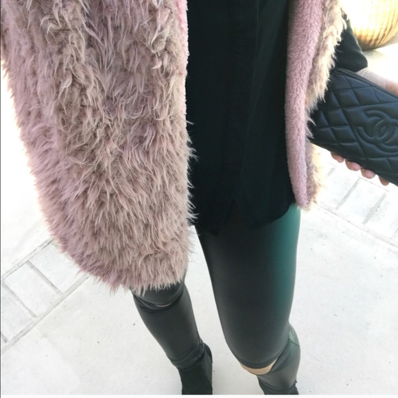 Rian LA Style  Faux Leather Legging  1 Left - Picture 5 of 6