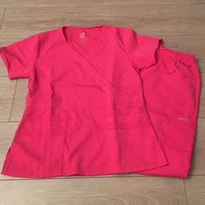 Pink scrubs