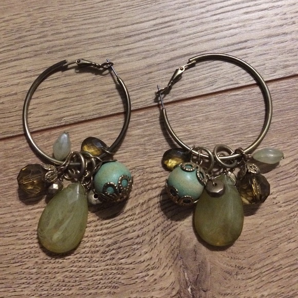 Statement hoop earrings