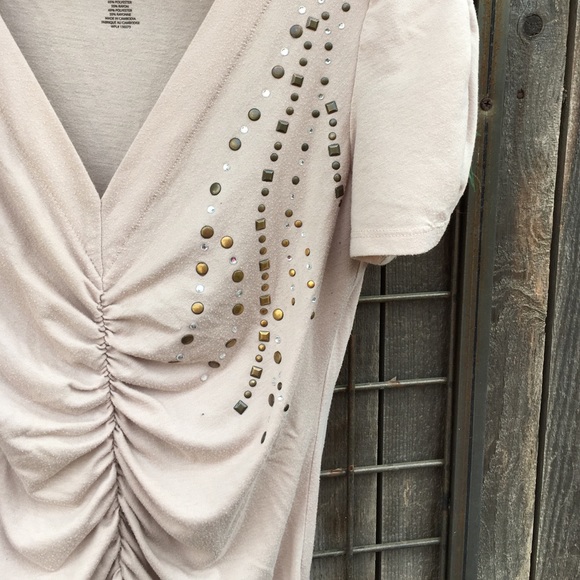 Wrangler Rock 47 beige top with jewels - Picture 2 of 4